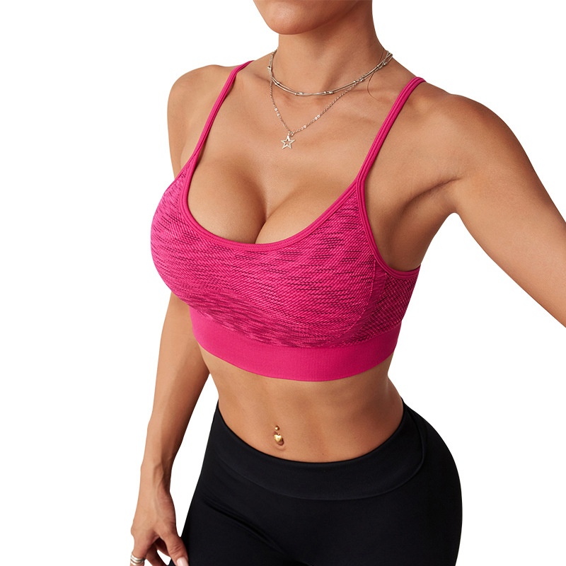 Shock-Absorbing Push-Up Fitness Bra for Women with a Sexy Slimming S-Shape Design