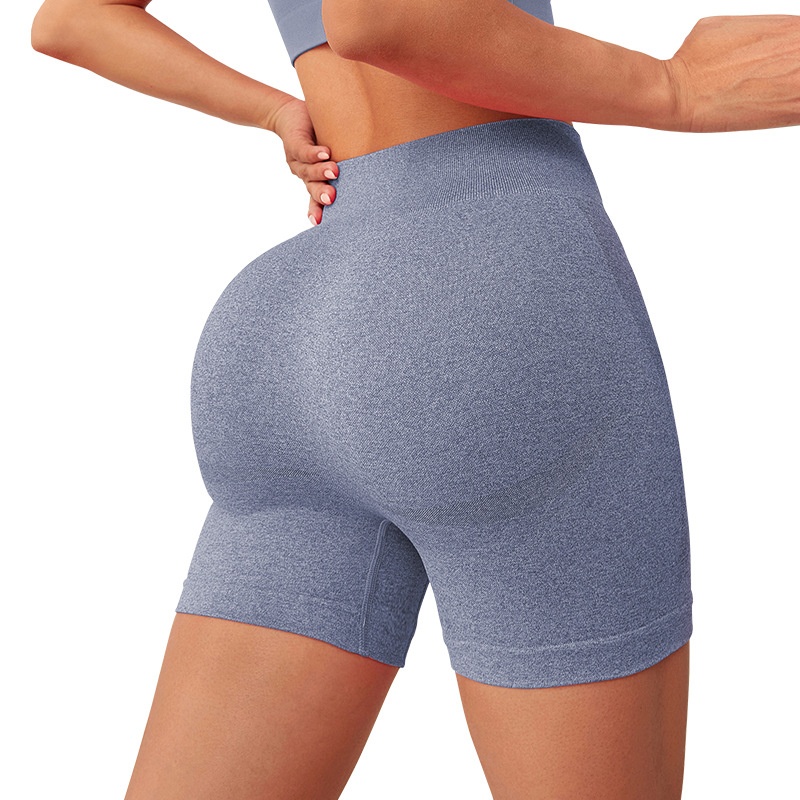 Short de yoga amincissant taille haute pour femme, coupe sexy en forme de S