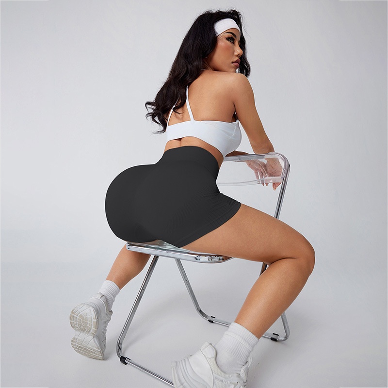 High-Waisted Slimming Yoga Shorts for Women with a Breathable Fit