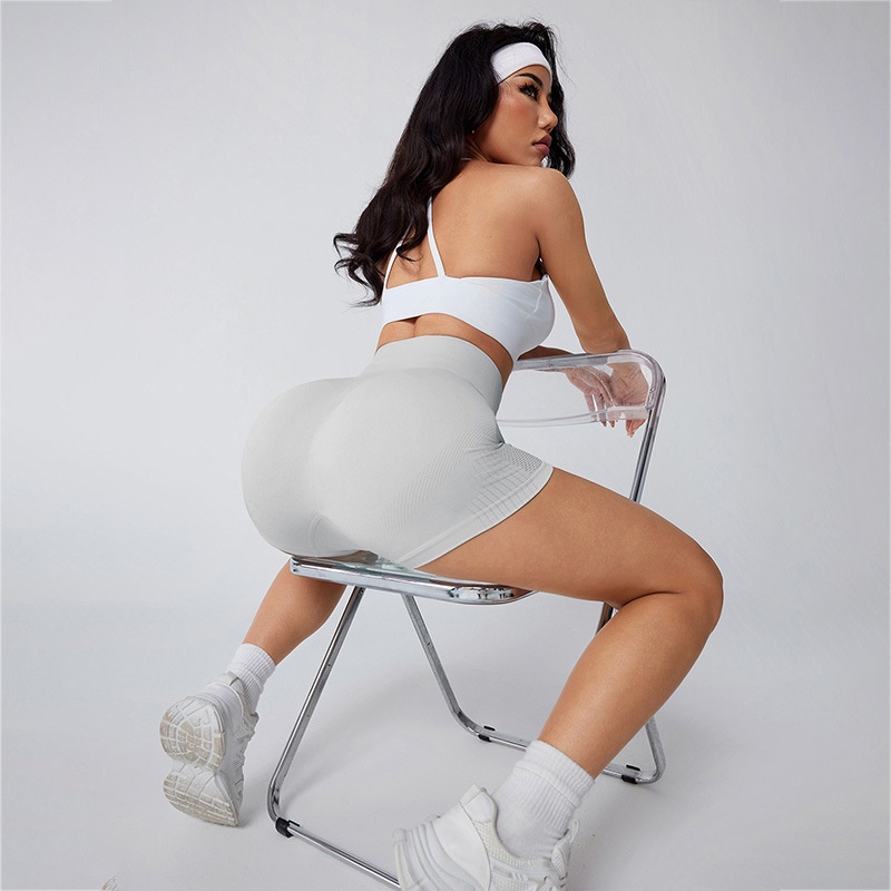 High-Waisted Slimming Yoga Shorts for Women with a Breathable Fit