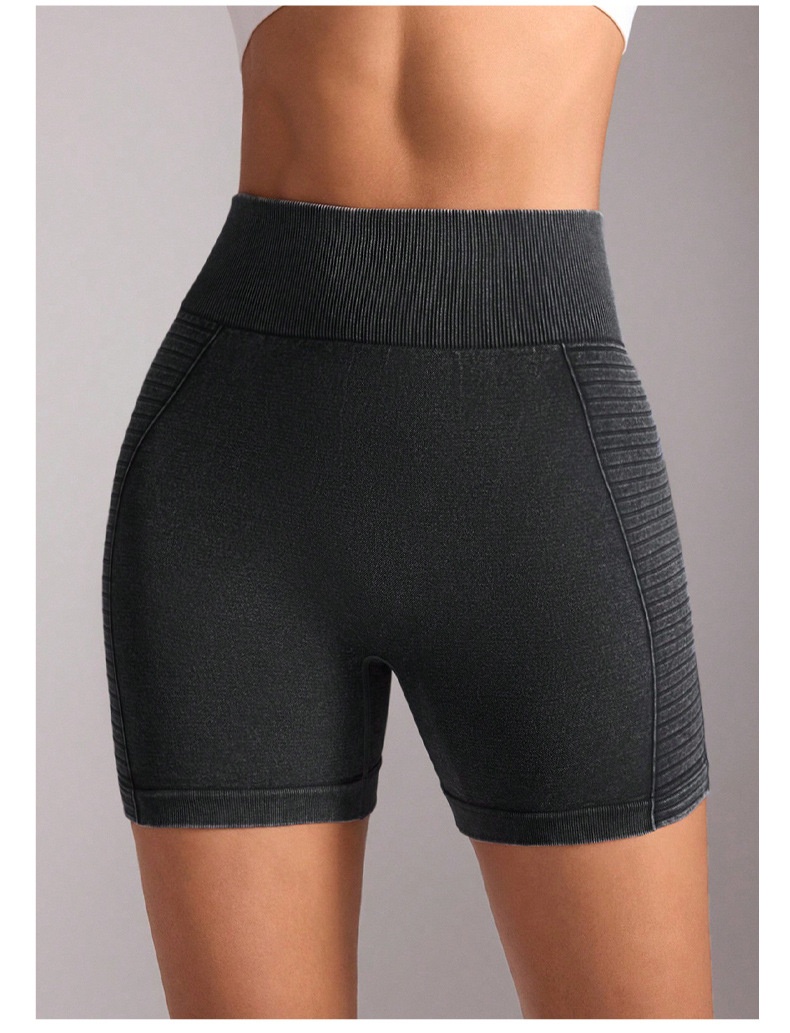 Pantalones cortos de yoga de talle alto con corte en forma de S que estiliza la figura para mujer.