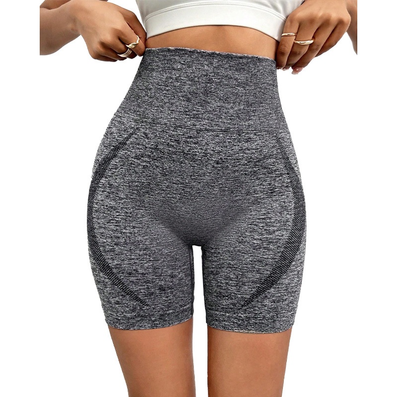 Yoga shorts met hoge taille voor dames die de figuur flatteren en een sexy S-vormig liftend effect geven