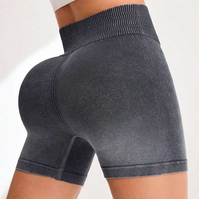 High-Waisted Slimming Yoga Shorts for Women with Peach-Lift and Tummy Control Effect