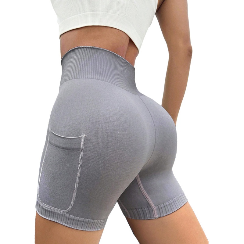 High-Waisted Quick-Drying Yoga Shorts for Women with Slimming S-Shape Butt-Lifting Fit