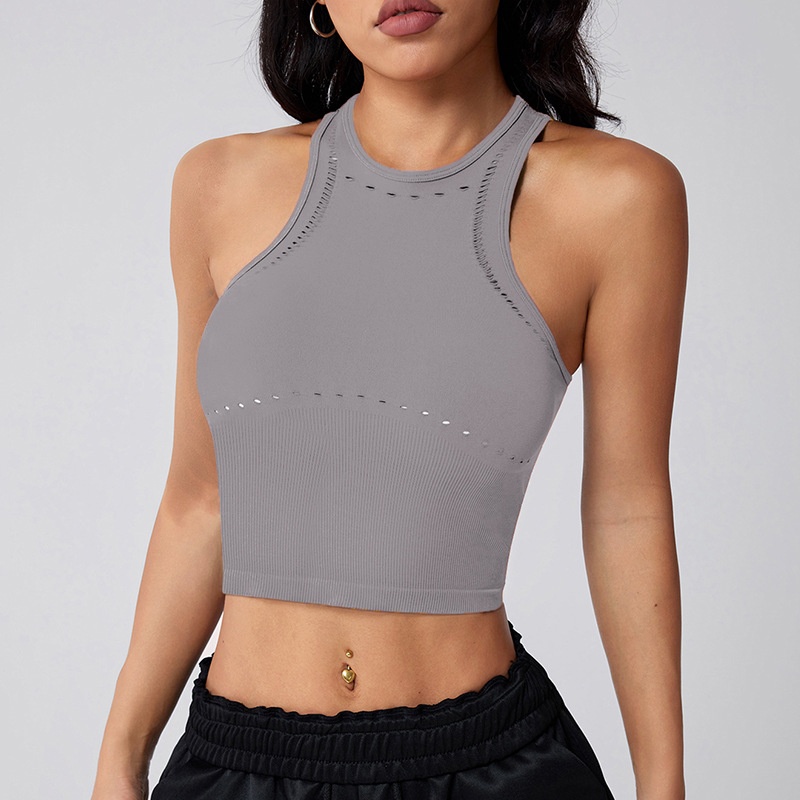 Chaleco deportivo sexy y reductor con absorción de impactos para mujer, transpirable y con soporte.