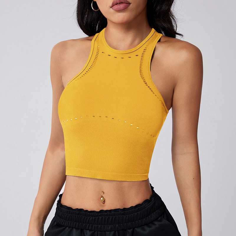 Chaleco deportivo sexy y reductor con absorción de impactos para mujer, transpirable y con soporte.