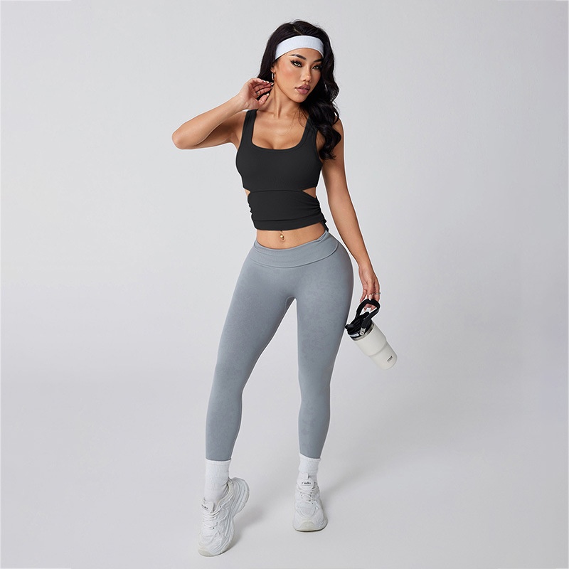 Slimming Quick-Dry Yoga Vest for Women's Casual Outdoor Fitness