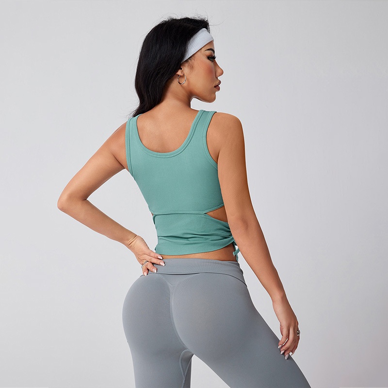 Slimming Quick-Dry Yoga Vest for Women's Casual Outdoor Fitness