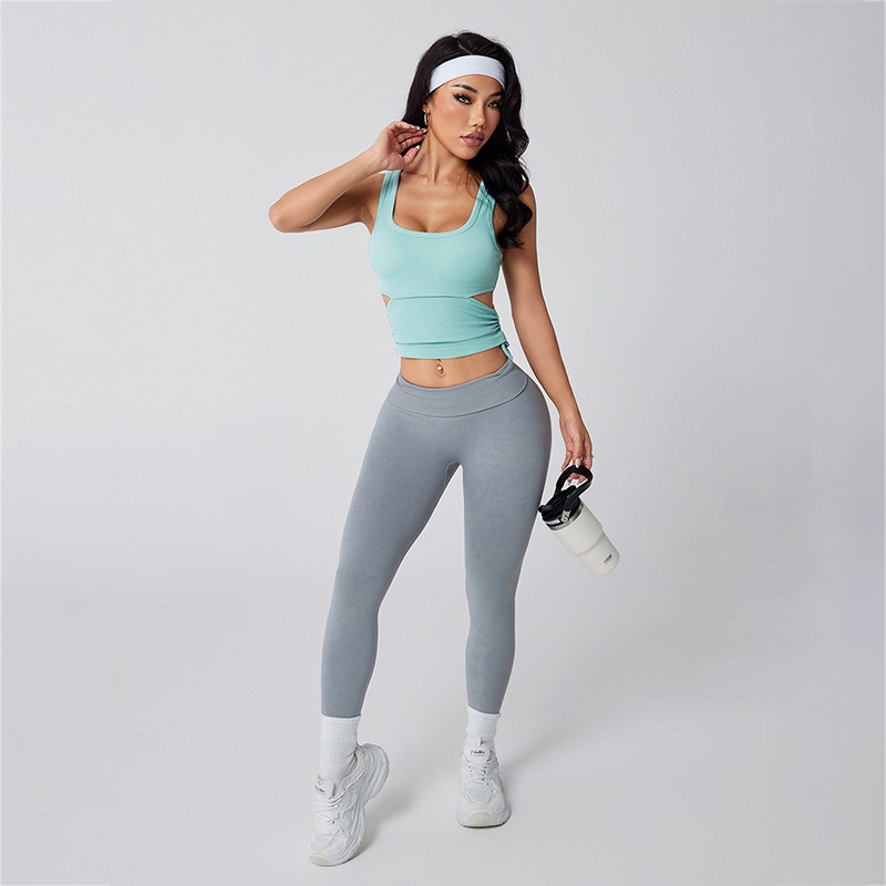 Slimming Quick-Dry Yoga Vest for Women's Casual Outdoor Fitness