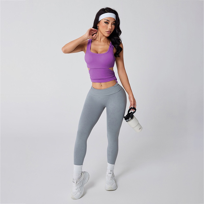 Slimming Quick-Dry Yoga Vest for Women's Casual Outdoor Fitness