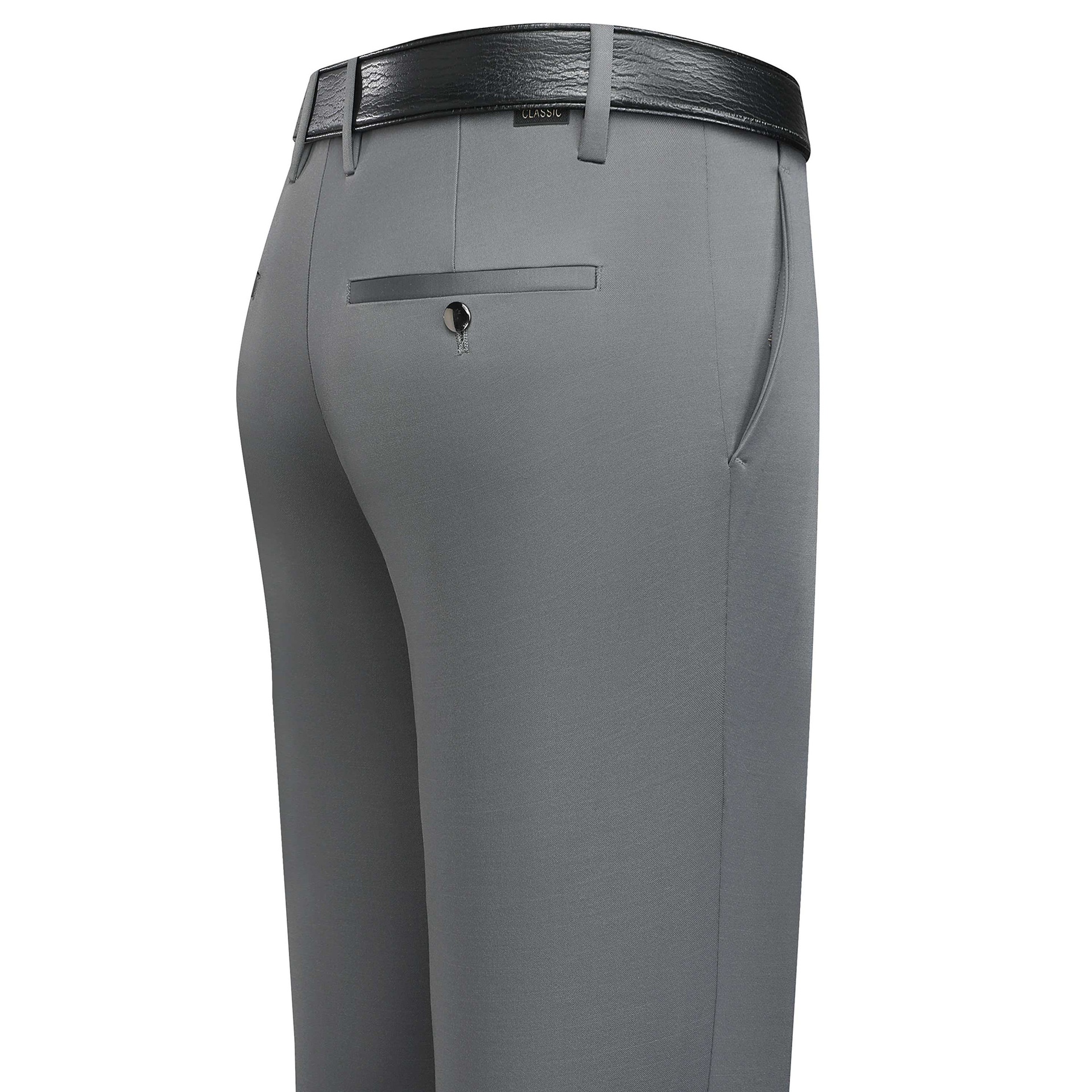 Men's Stretch Regular Fit Dress Trousers