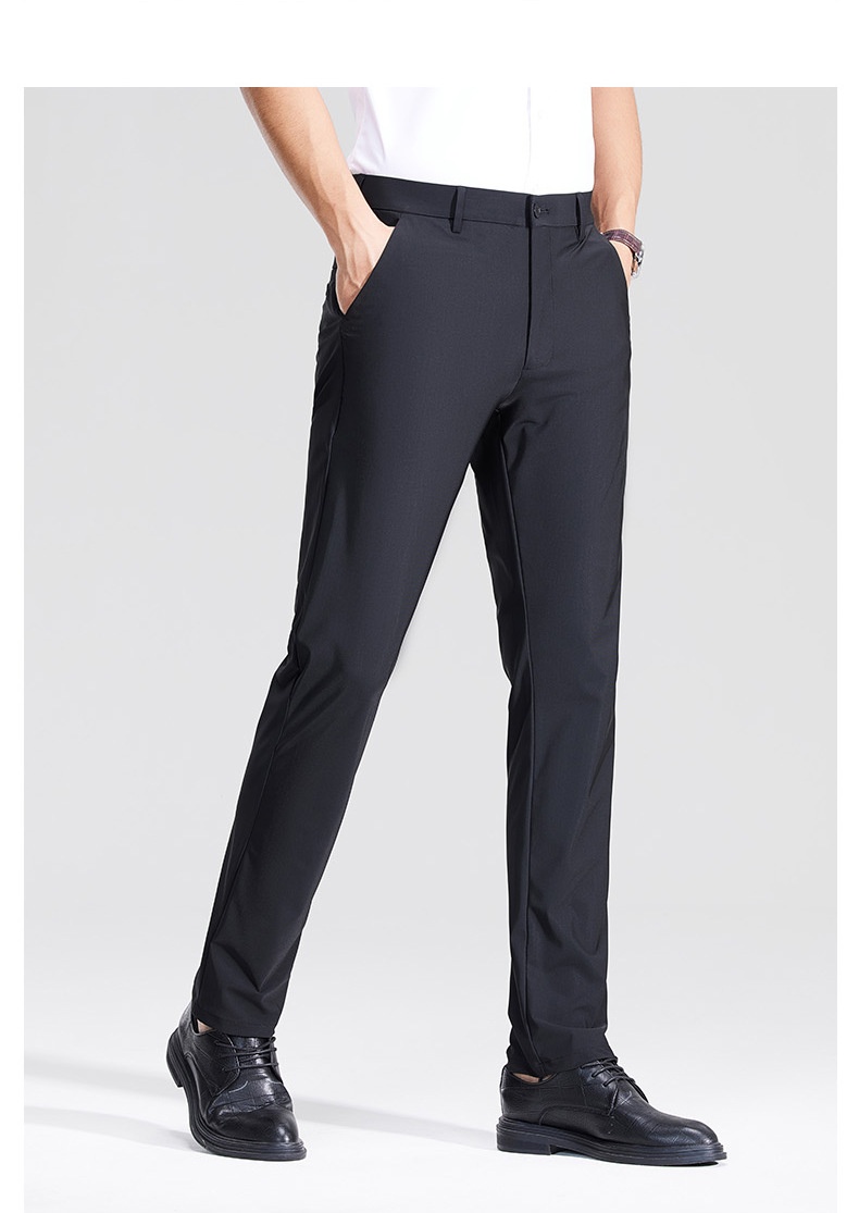 Men's Stretch Casual Dress Pants Slim Fit