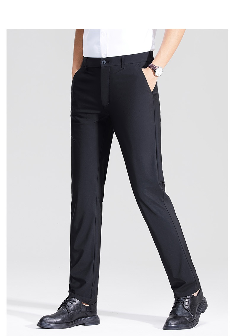 Men's Stretch Casual Dress Pants Slim Fit