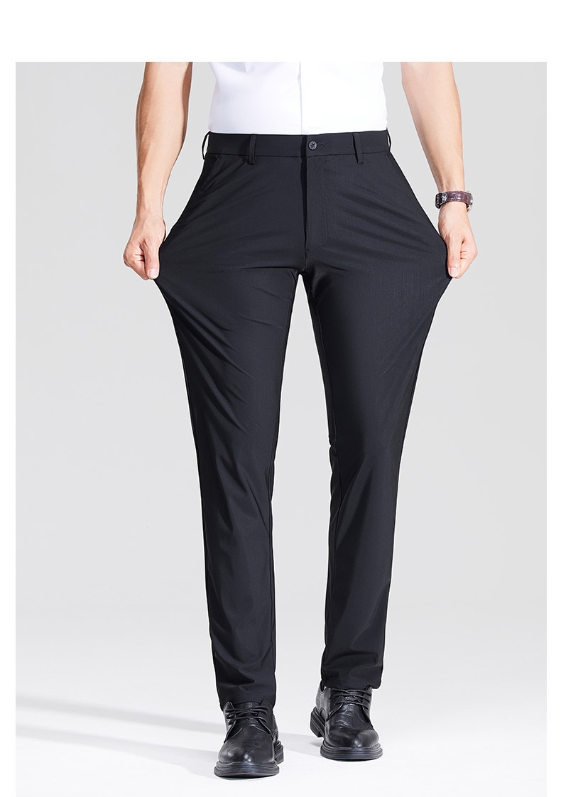 Men's Stretch Casual Dress Pants Slim Fit