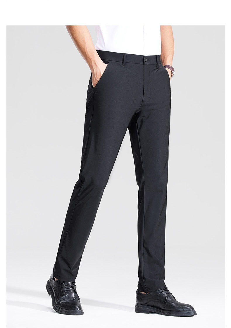 Men's Stretch Casual Dress Pants Slim Fit