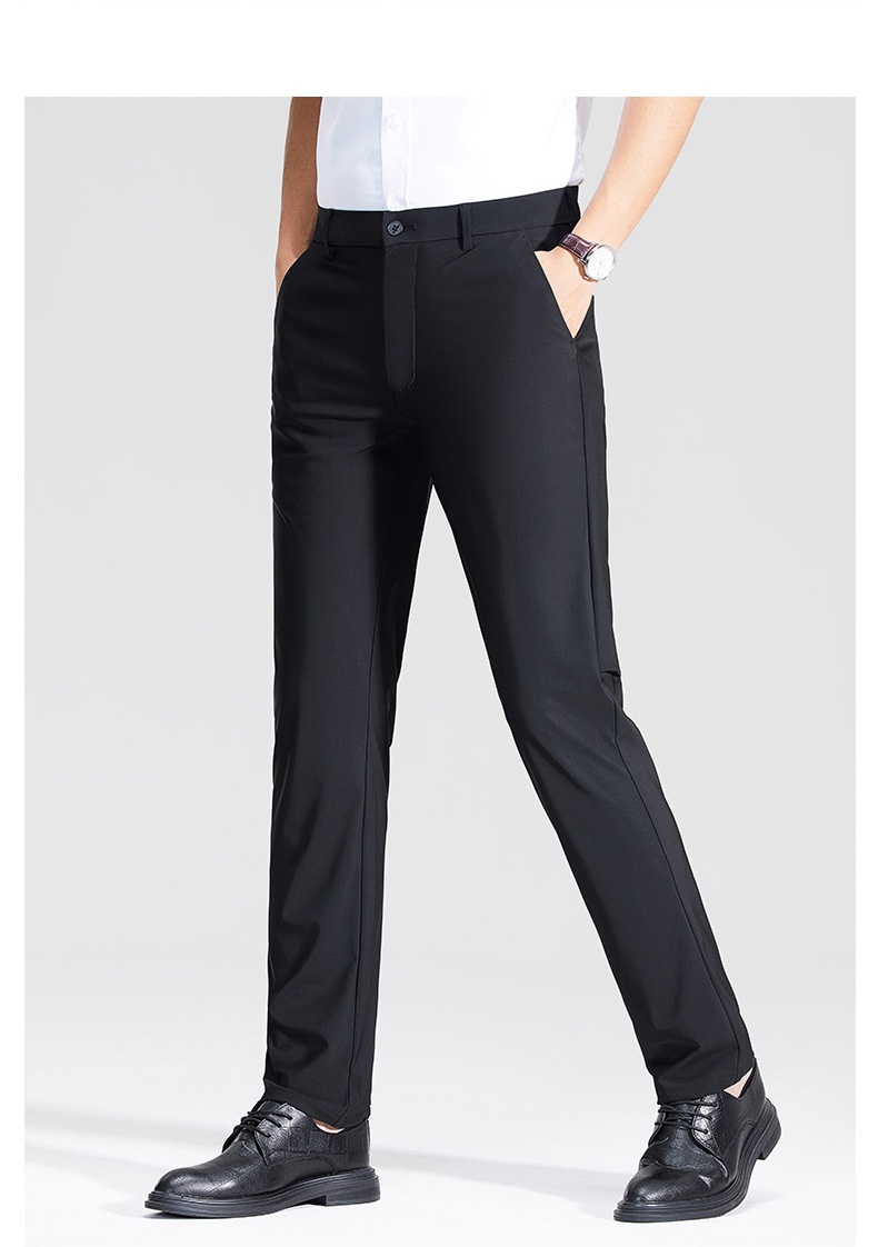 Men's Stretch Casual Dress Pants Slim Fit