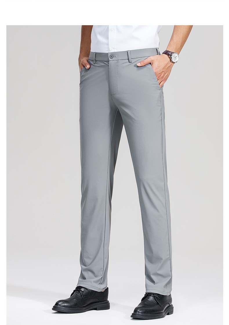 Men's Stretch Casual Dress Pants Slim Fit