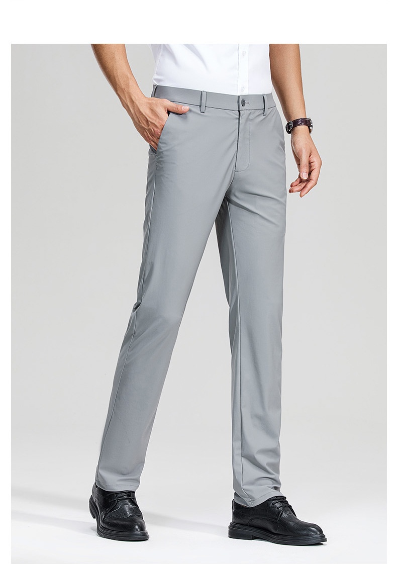 Men's Stretch Casual Dress Pants Slim Fit
