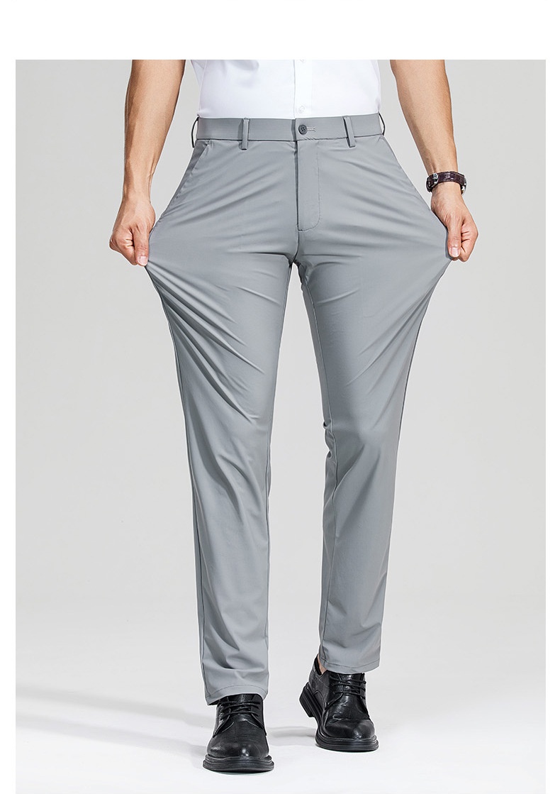 Men's Stretch Casual Dress Pants Slim Fit