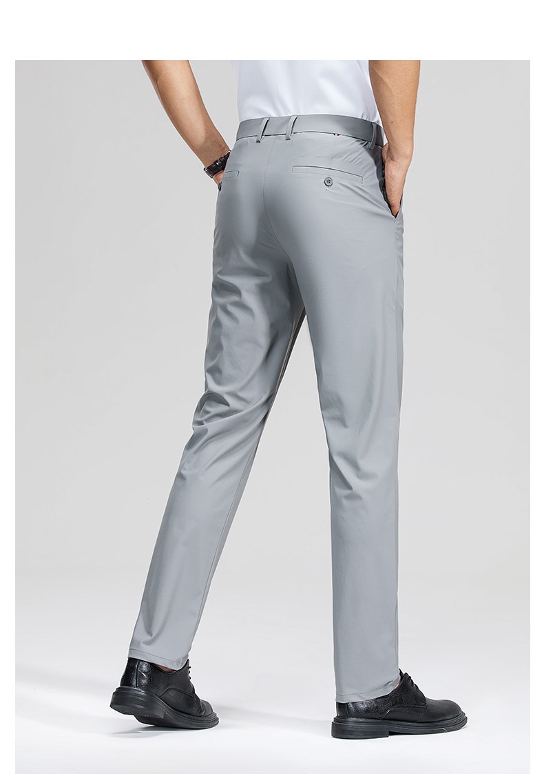 Men's Stretch Casual Dress Pants Slim Fit