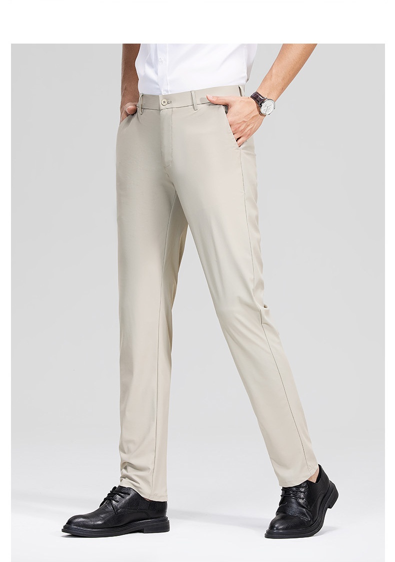 Men's Stretch Casual Dress Pants Slim Fit