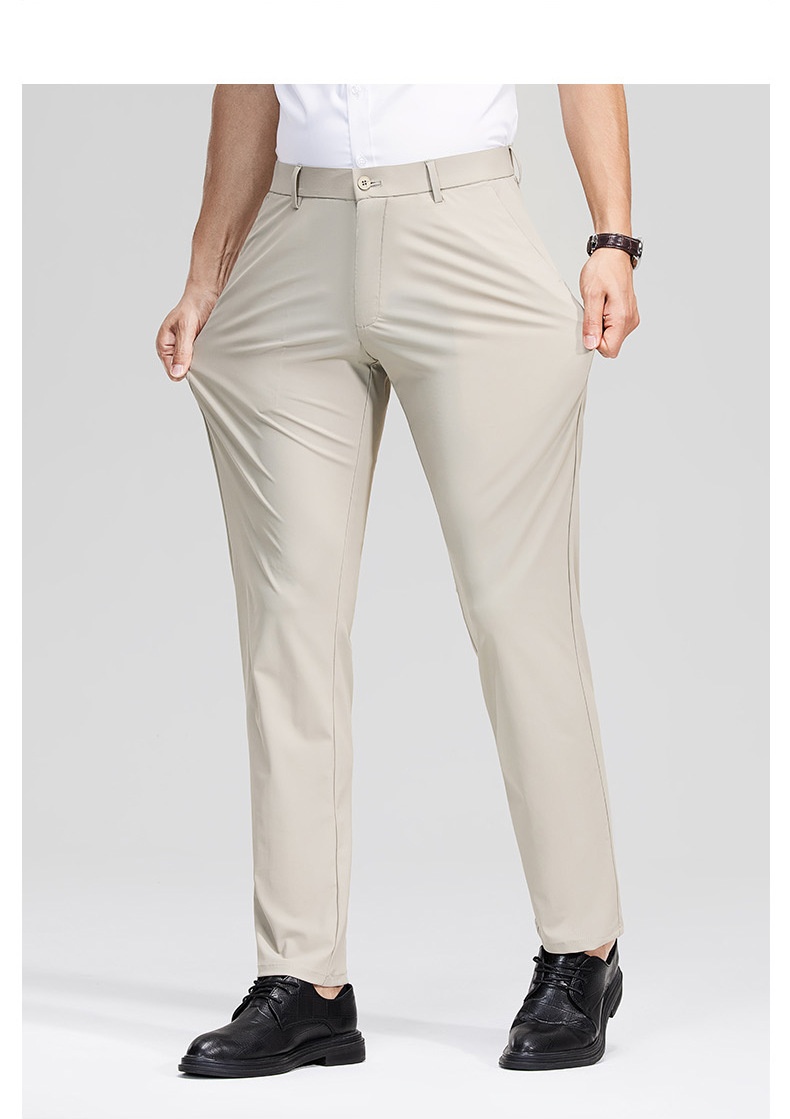 Men's Stretch Casual Dress Pants Slim Fit