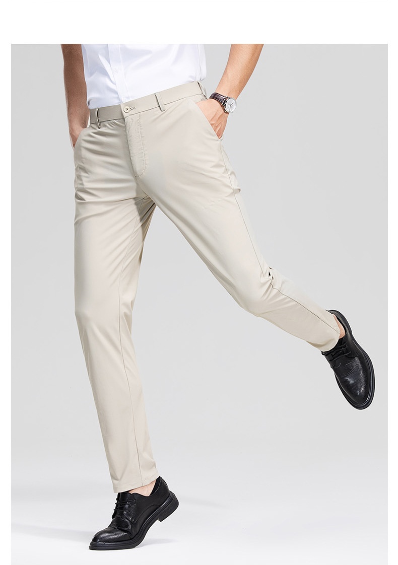 Men's Stretch Casual Dress Pants Slim Fit