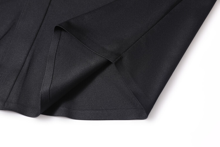 Men's Solid Long Sleeve Hidden Placket Dress Shirt