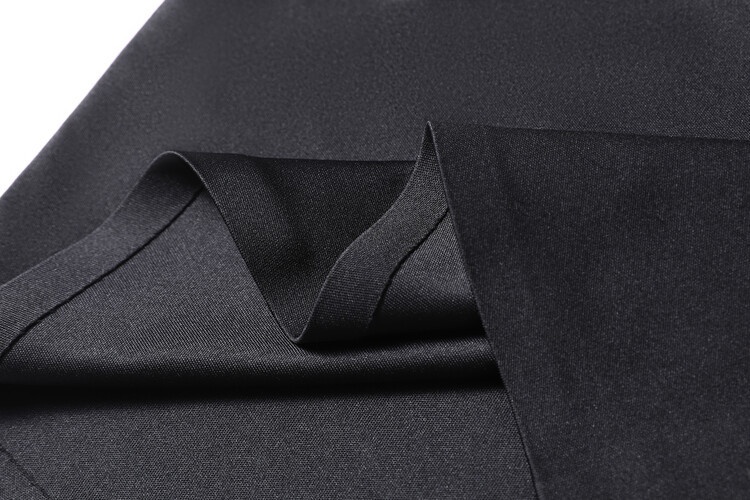 Men's Solid Long Sleeve Hidden Placket Dress Shirt