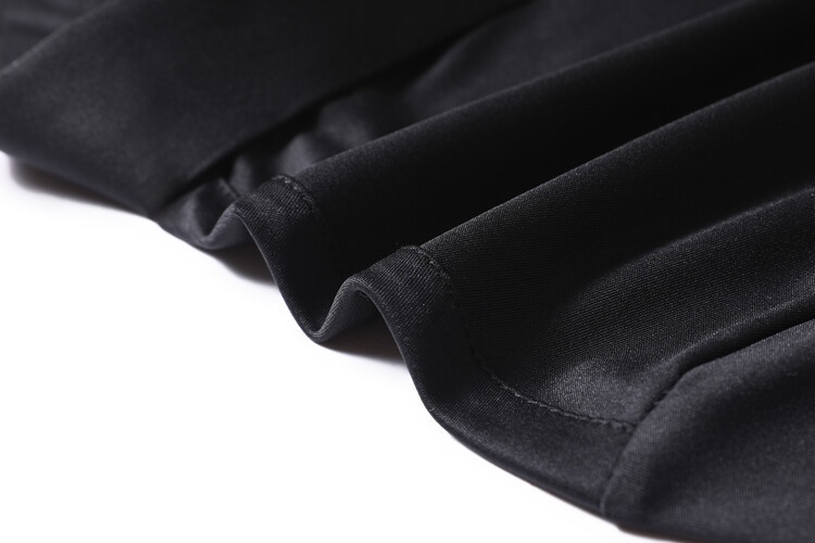 Men's Solid Long Sleeve Hidden Placket Dress Shirt