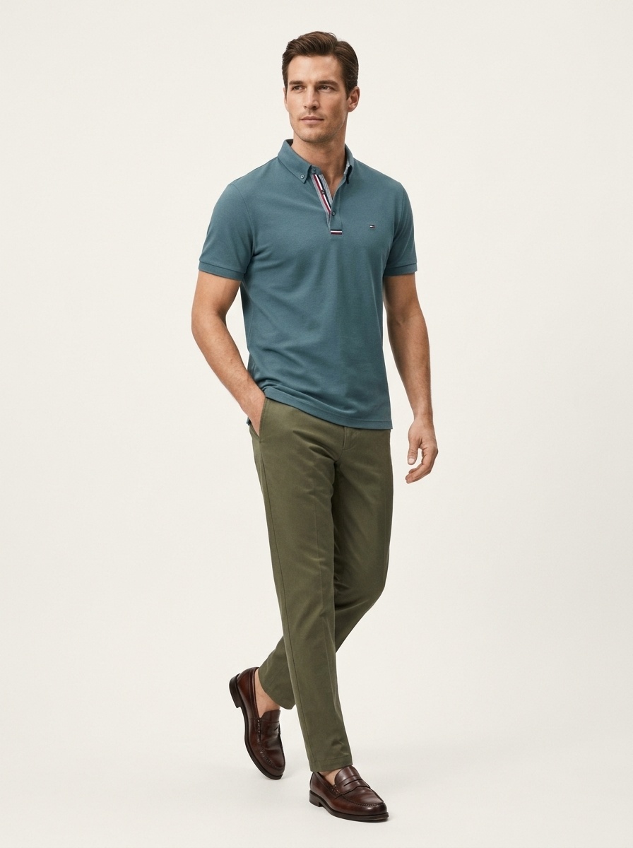 Men's Short-Sleeve Pique Polo Shirt