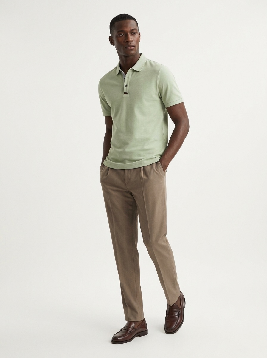 Men's Short-Sleeve Pique Polo Shirt