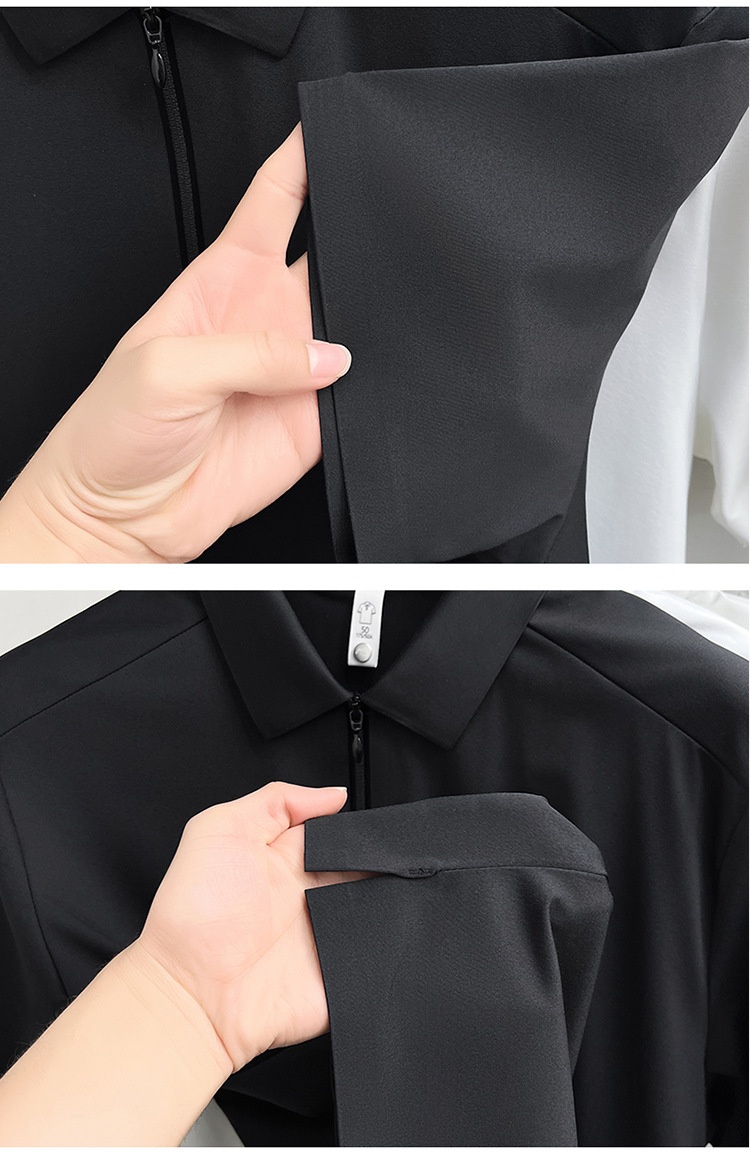 Men's Quarter-Zip Short-Sleeve Polo Shirt
