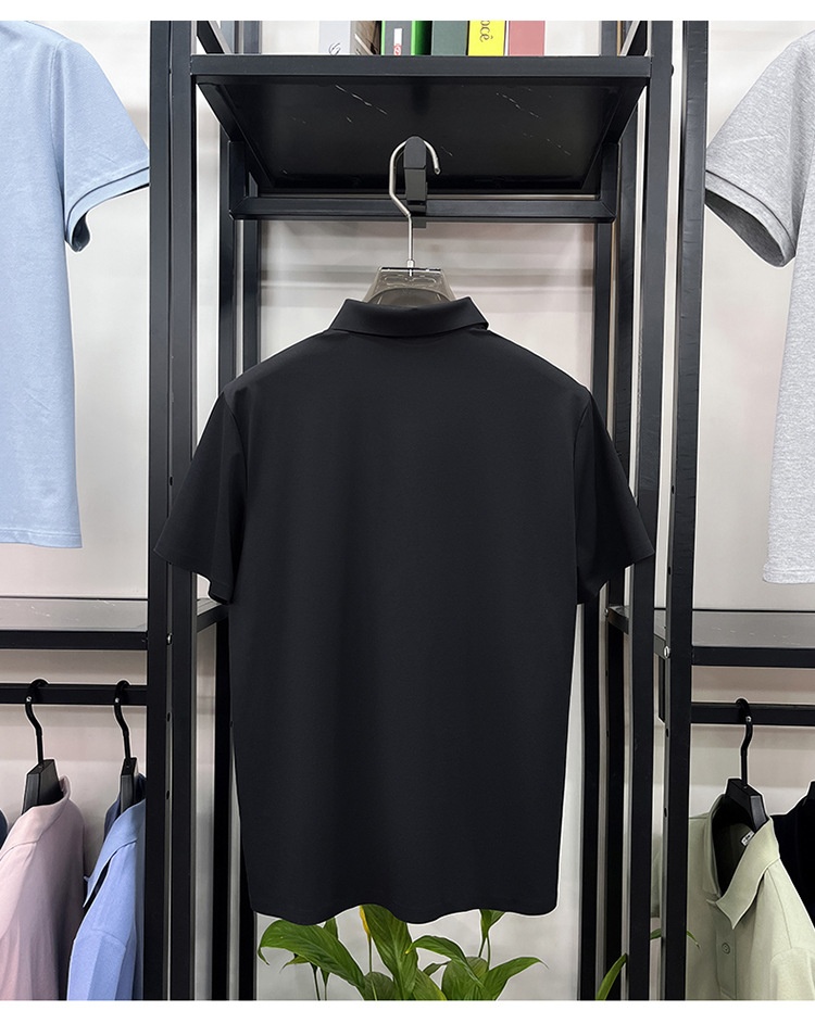 Men's Quarter-Zip Short-Sleeve Polo Shirt