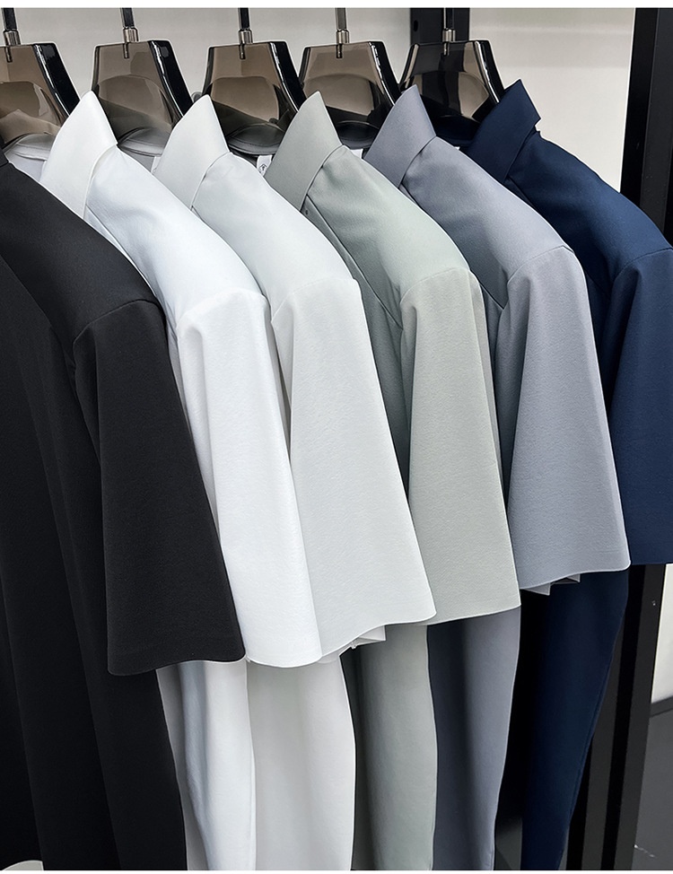 Men's Quarter-Zip Short-Sleeve Polo Shirt