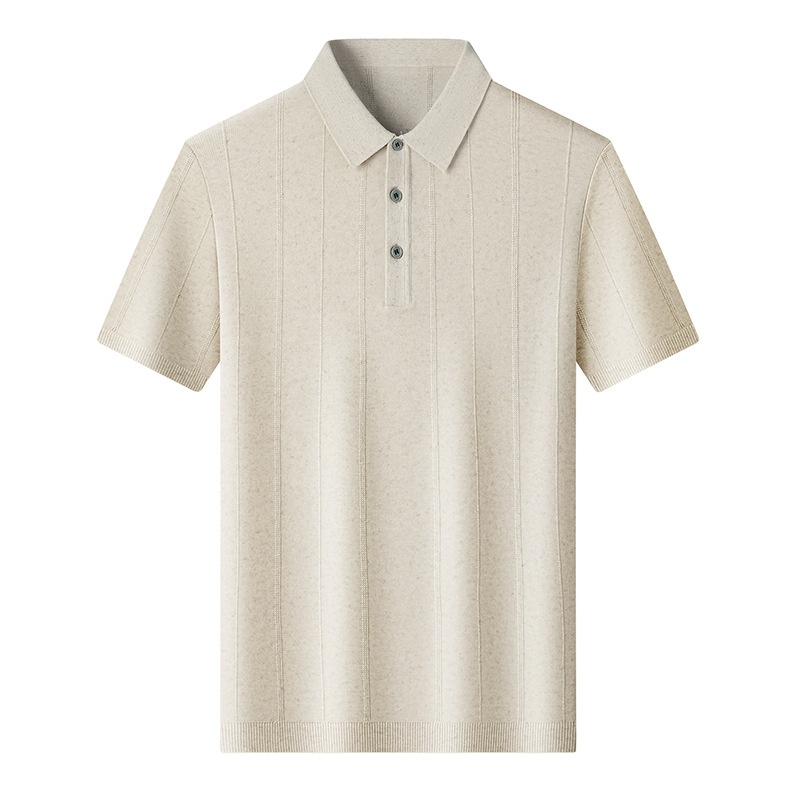 Men's Short Sleeve Knit Polo Shirt
