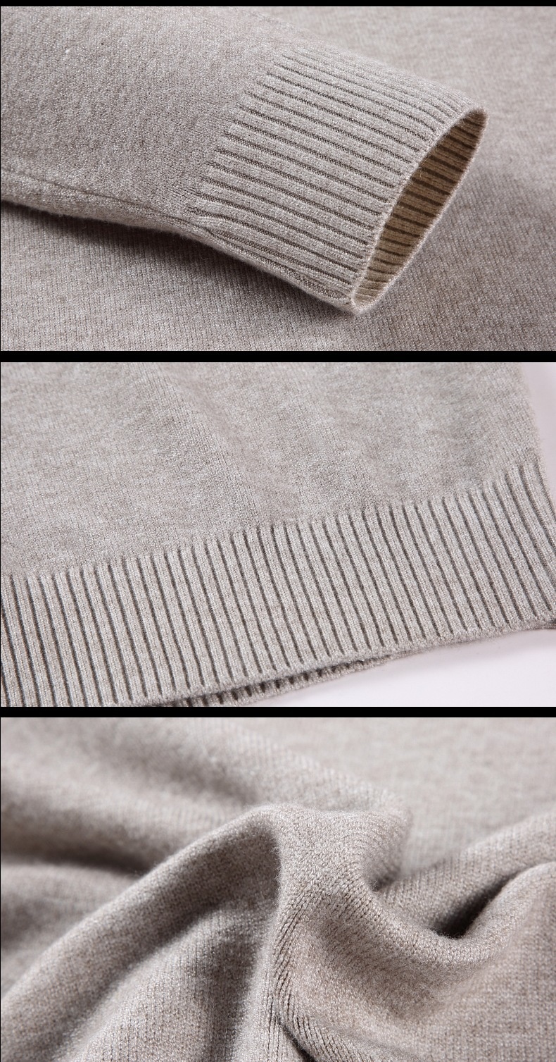 Men's Classic Ribbed Turtleneck Knit Pullover Sweater
