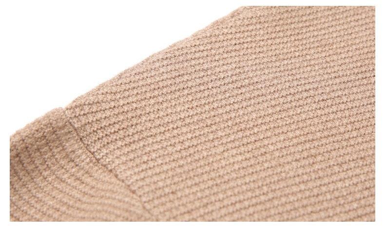 Men's Open Front Buttoned Knit Cardigan Sweater