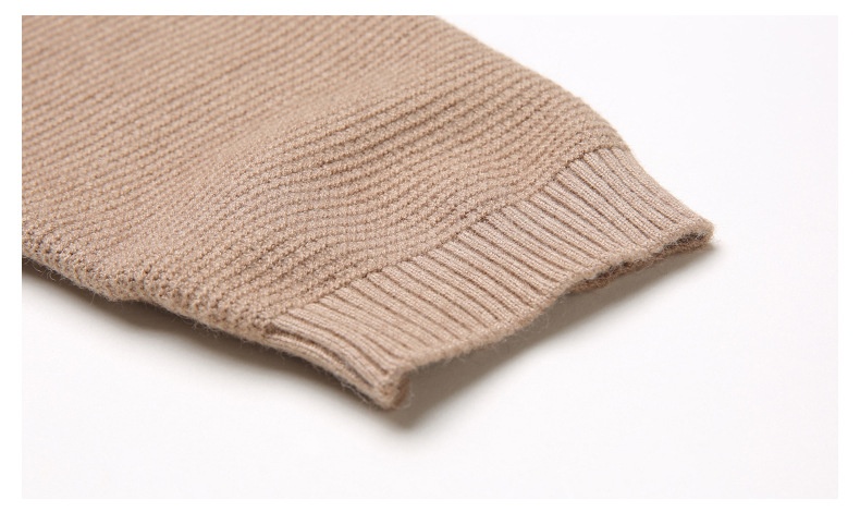 Men's Open Front Buttoned Knit Cardigan Sweater