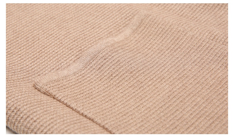 Men's Open Front Buttoned Knit Cardigan Sweater