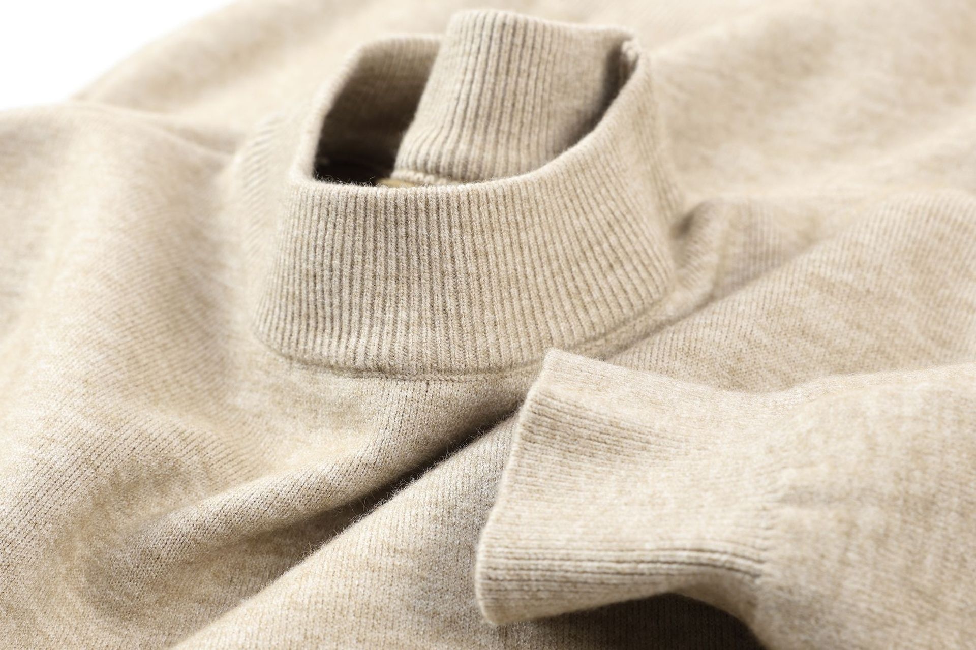 Men's Mock Neck Long Sleeve Knit Sweater