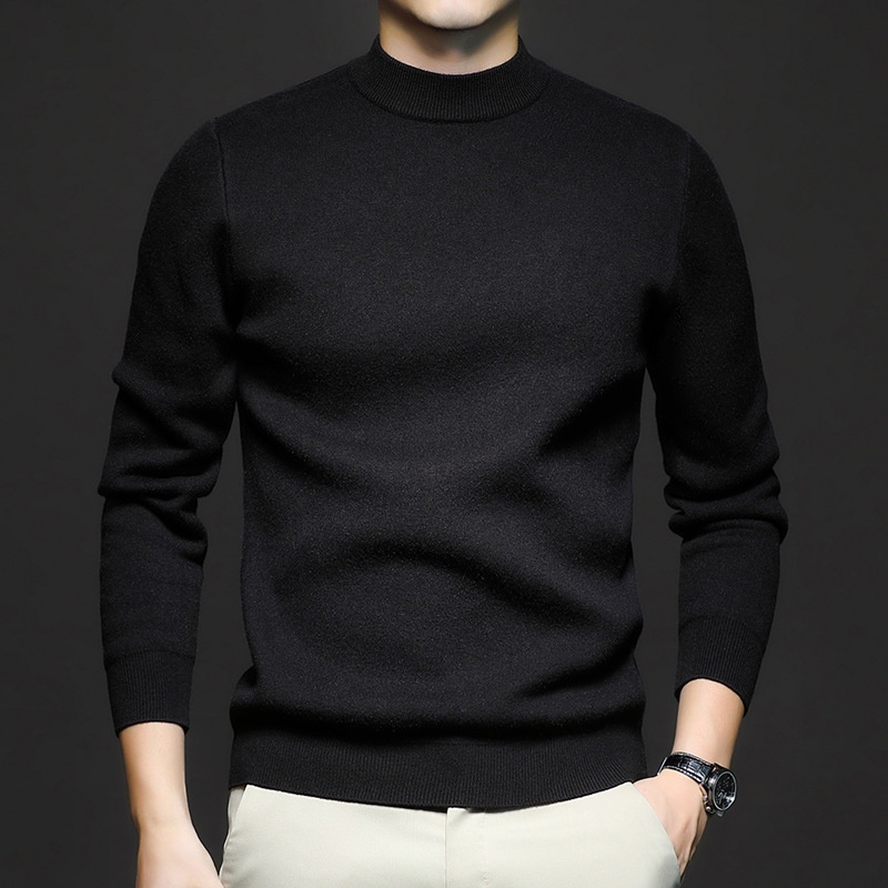 Men's Mock Neck Sweater