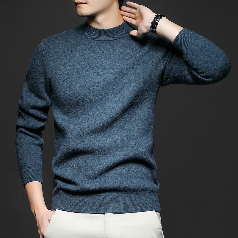 Men's Mock Neck Sweater