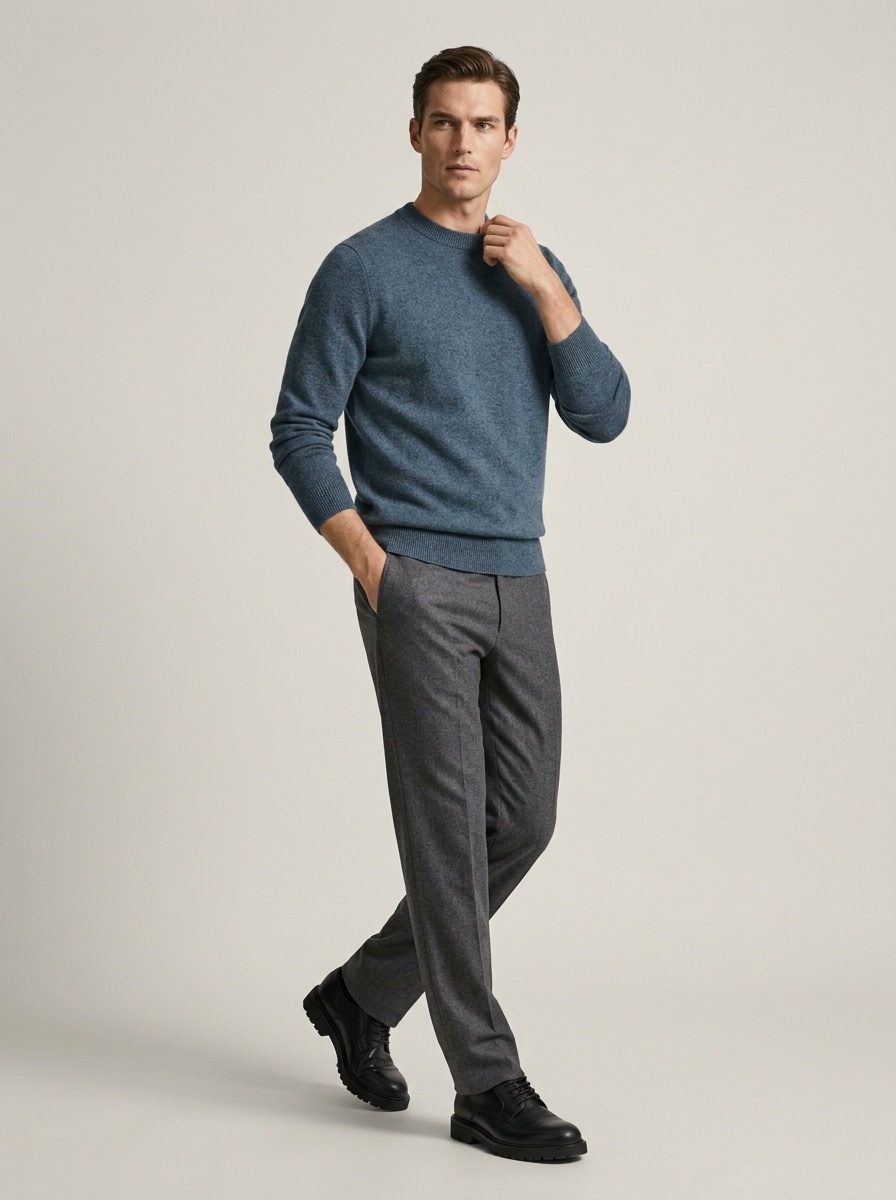 Men's Mock Neck Sweater
