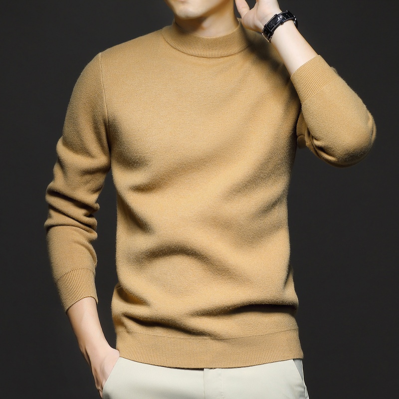 Men's Mock Neck Sweater