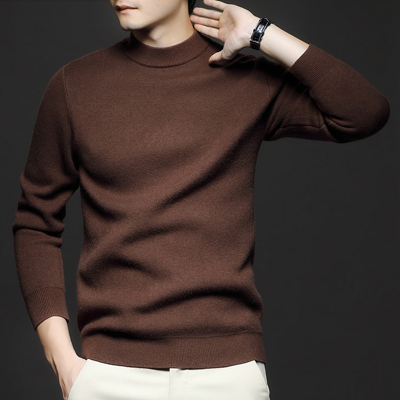 Men's Mock Neck Sweater