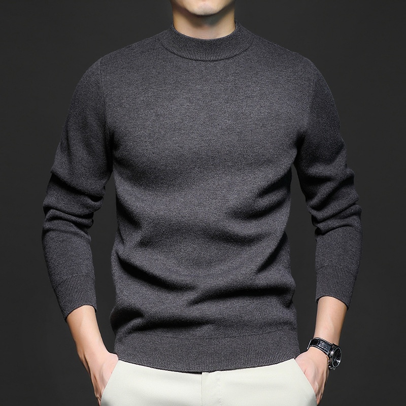 Men's Mock Neck Sweater