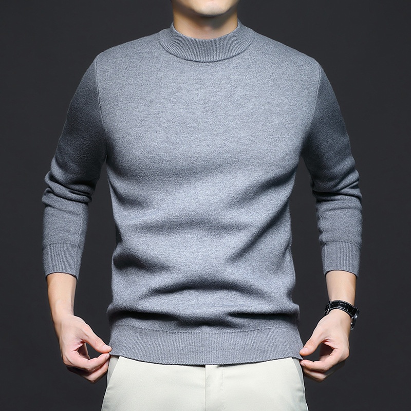 Men's Mock Neck Sweater