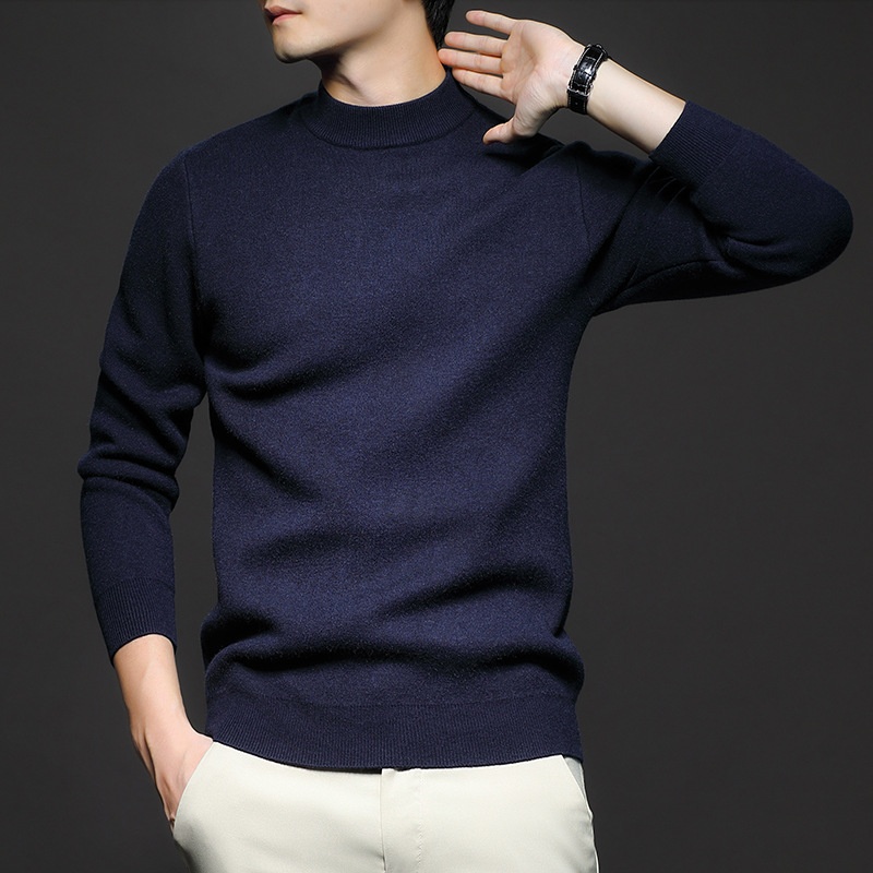 Men's Mock Neck Sweater