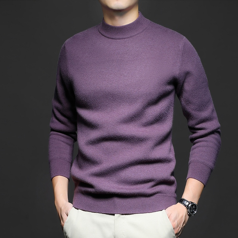 Men's Mock Neck Sweater